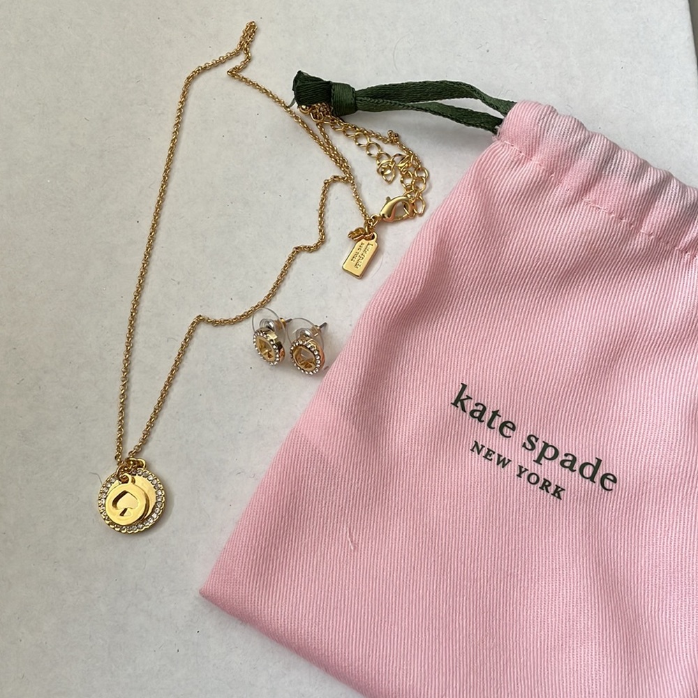 Kate Spade necklace and earring set
